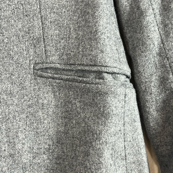 Rag & Bone Size 2 Made in USA Gray One Button Wool Vented Blazer Classic Chic - Picture 6 of 14